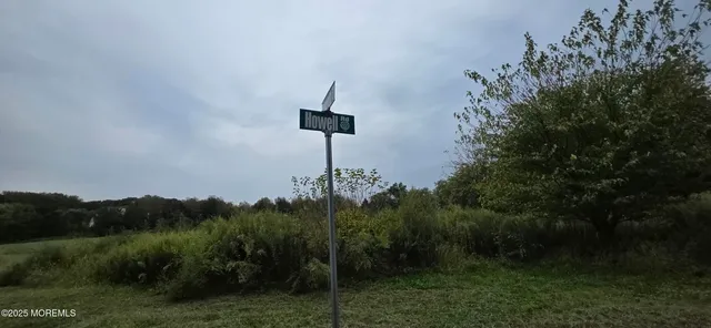 a view of a big yard next to a yard