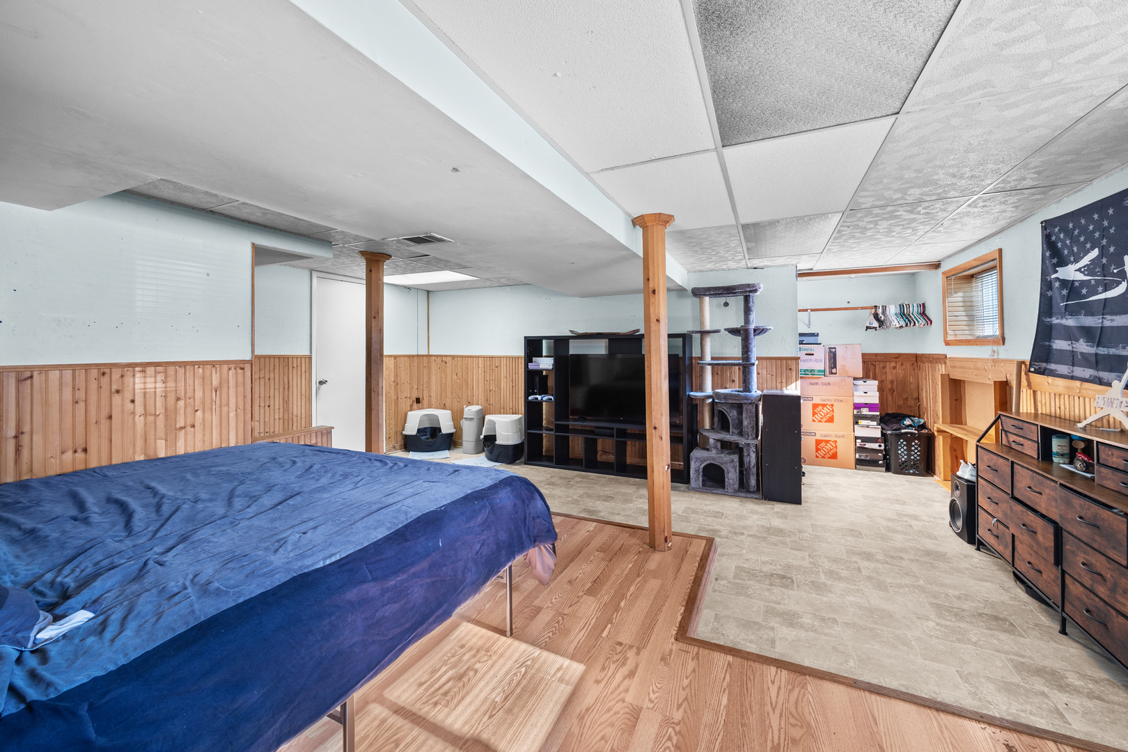 215 Tollview Court Gilberts, IL 60136 - Photo 20 of 29 a bed room with furniture and a flat screen tv