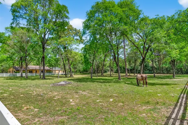 a view of a house with backyard and garden