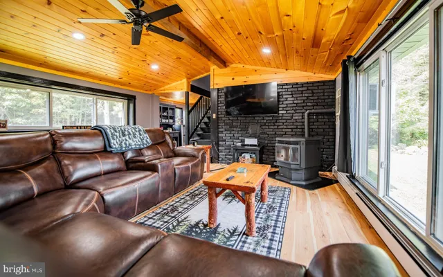 a outdoor space with patio furniture