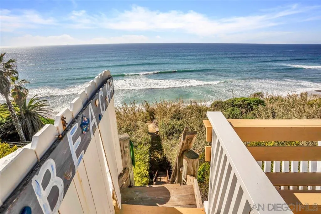 742 Neptune Avenue Encinitas, CA 92024 - Photo 24 of 25 a view of a ocean from a balcony