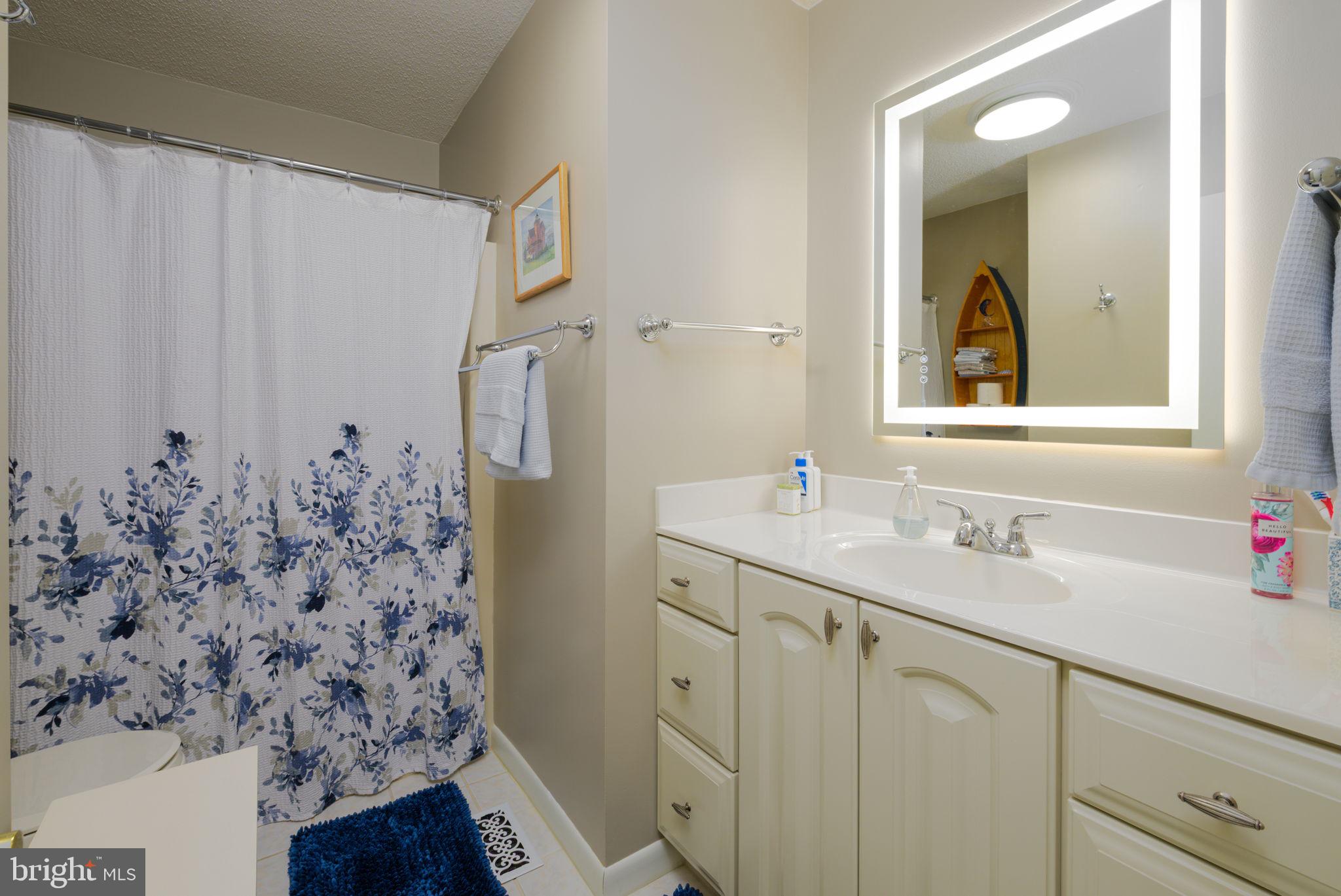 10 Gloucester Road Ocean Pines, MD 21811 - Photo 24 of 37 a bathroom with a sink and a mirror