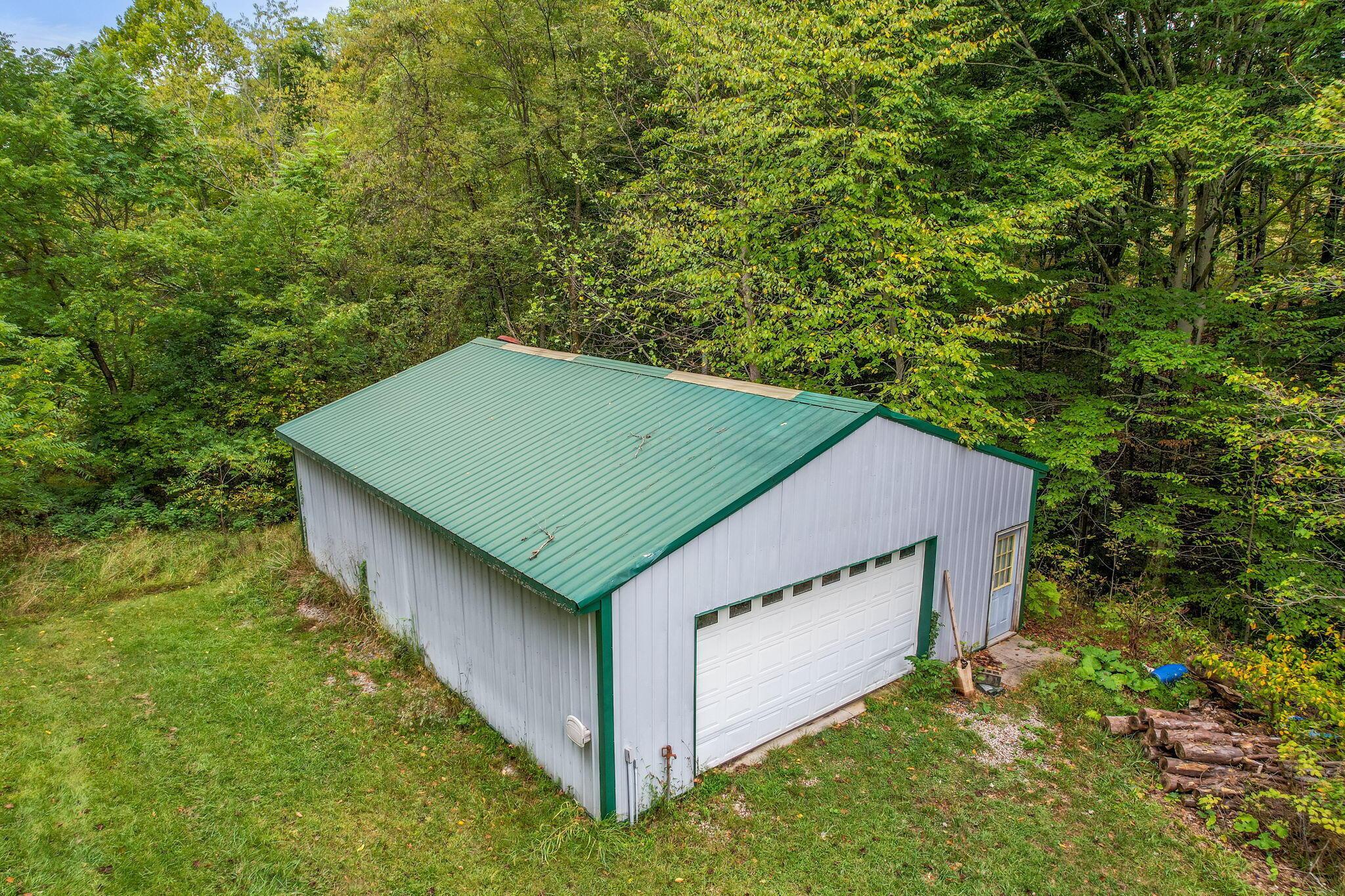 9126 Walnut Dowler Road Logan, OH 43138 - Photo 41 of 46 Pole Barn Aerial