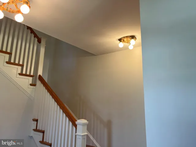 a view of a staircase