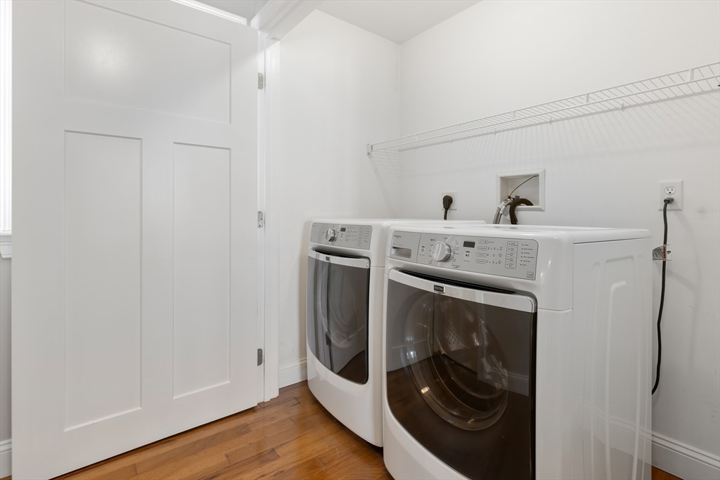 25 Bay Street Hull, MA 02045 - Photo 23 of 27 a utility room with dryer and washer
