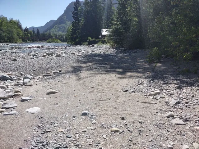 a view of a road with a covered with snow