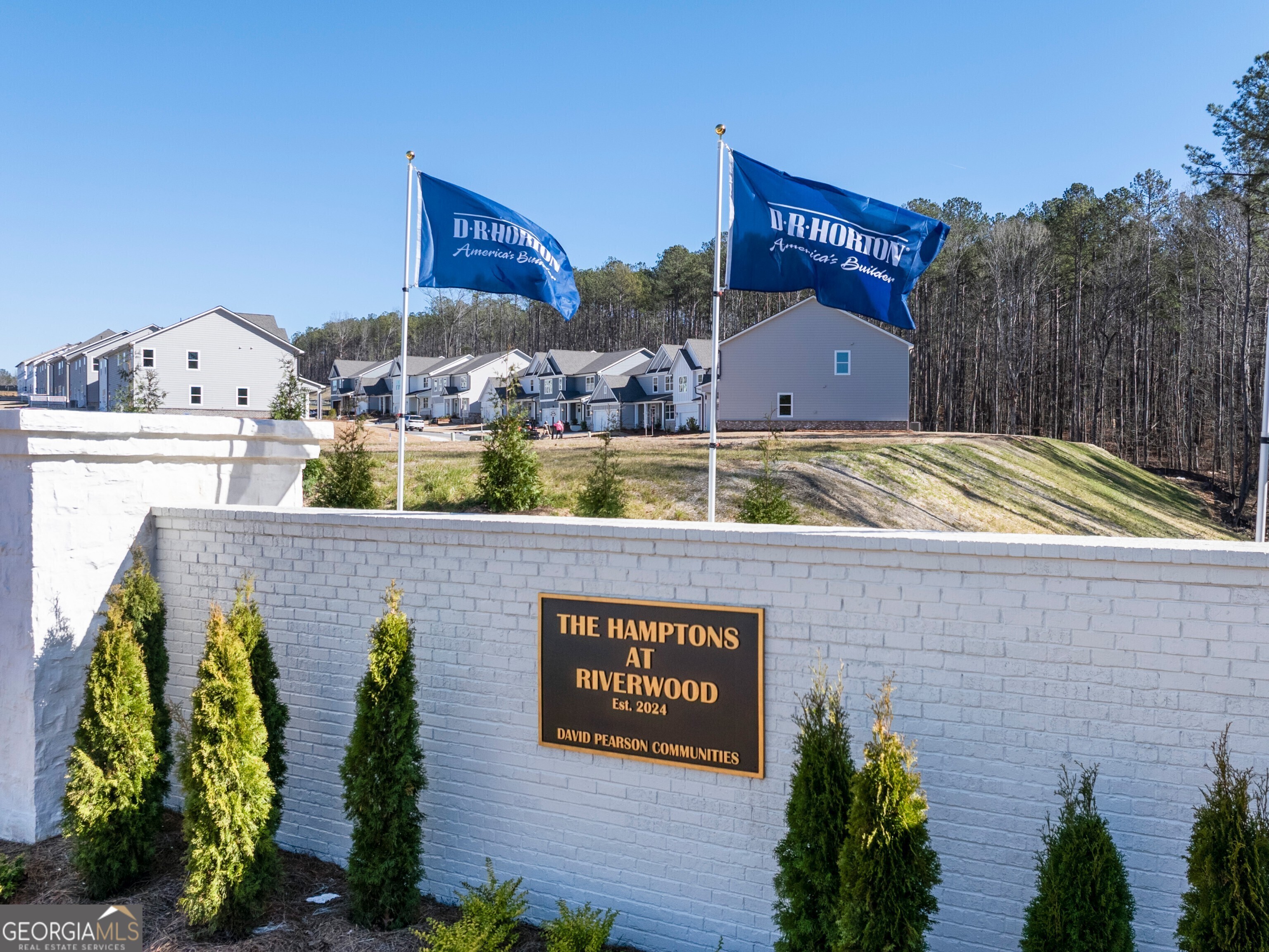 156 Hampton Drive Dallas, GA 30132 - Photo 47 of 81 a sign that is on the wall of building