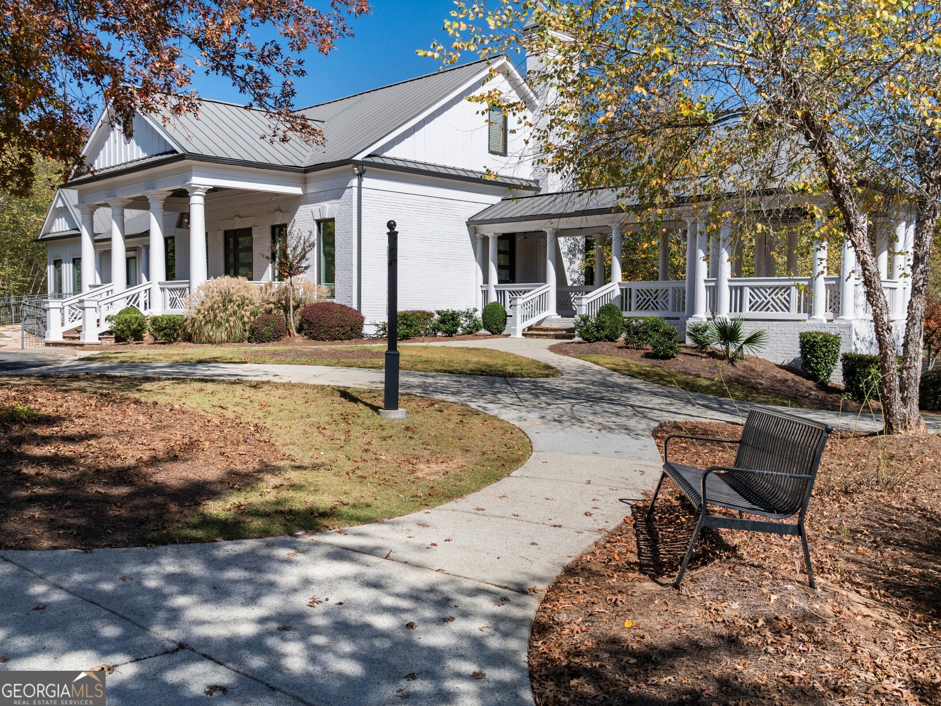 156 Hampton Drive Dallas, GA 30132 - Photo 52 of 81 a view of a house with backyard and sitting area