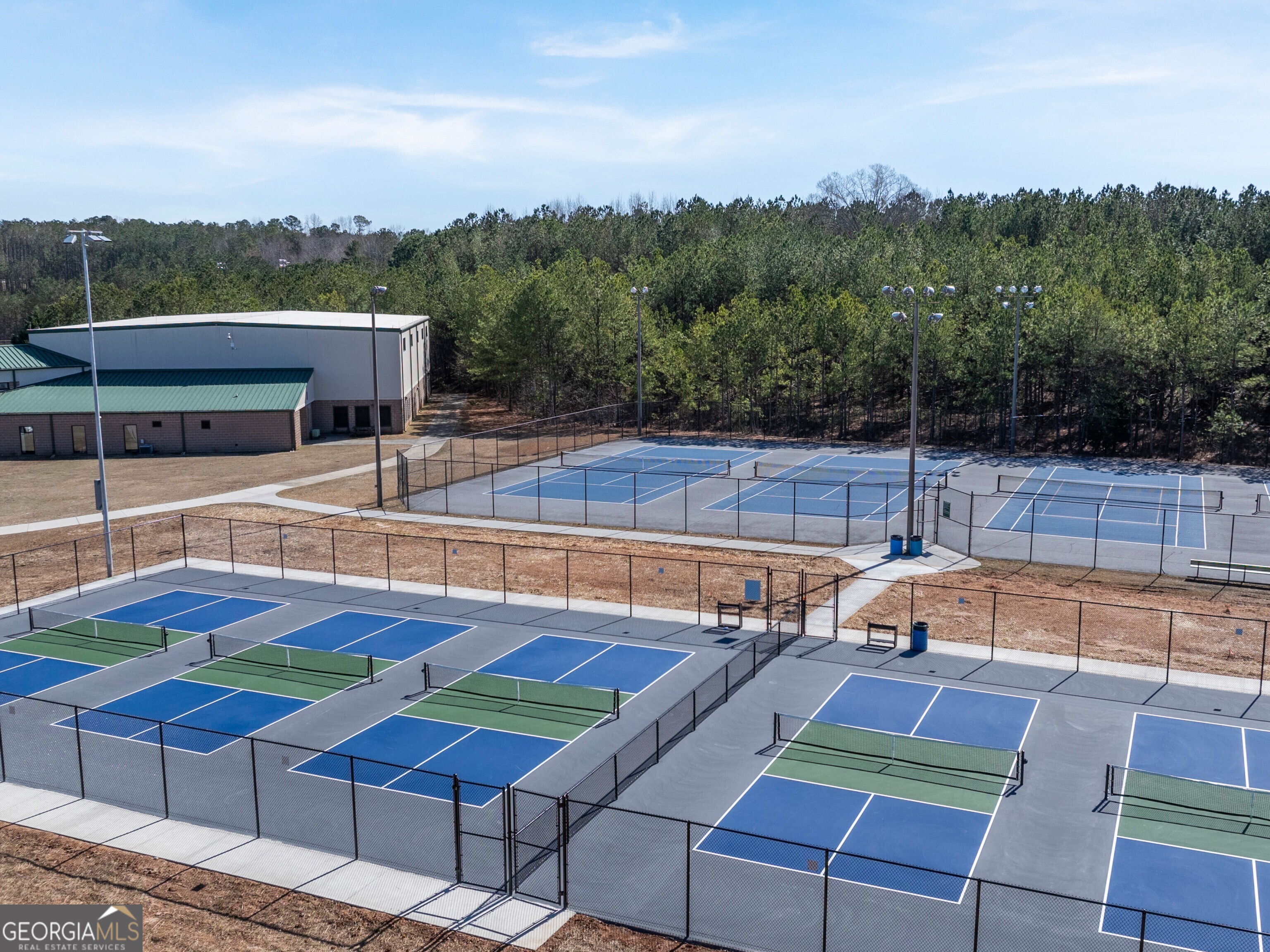 156 Hampton Drive Dallas, GA 30132 - Photo 77 of 81 a view of a backyard with swimming pool