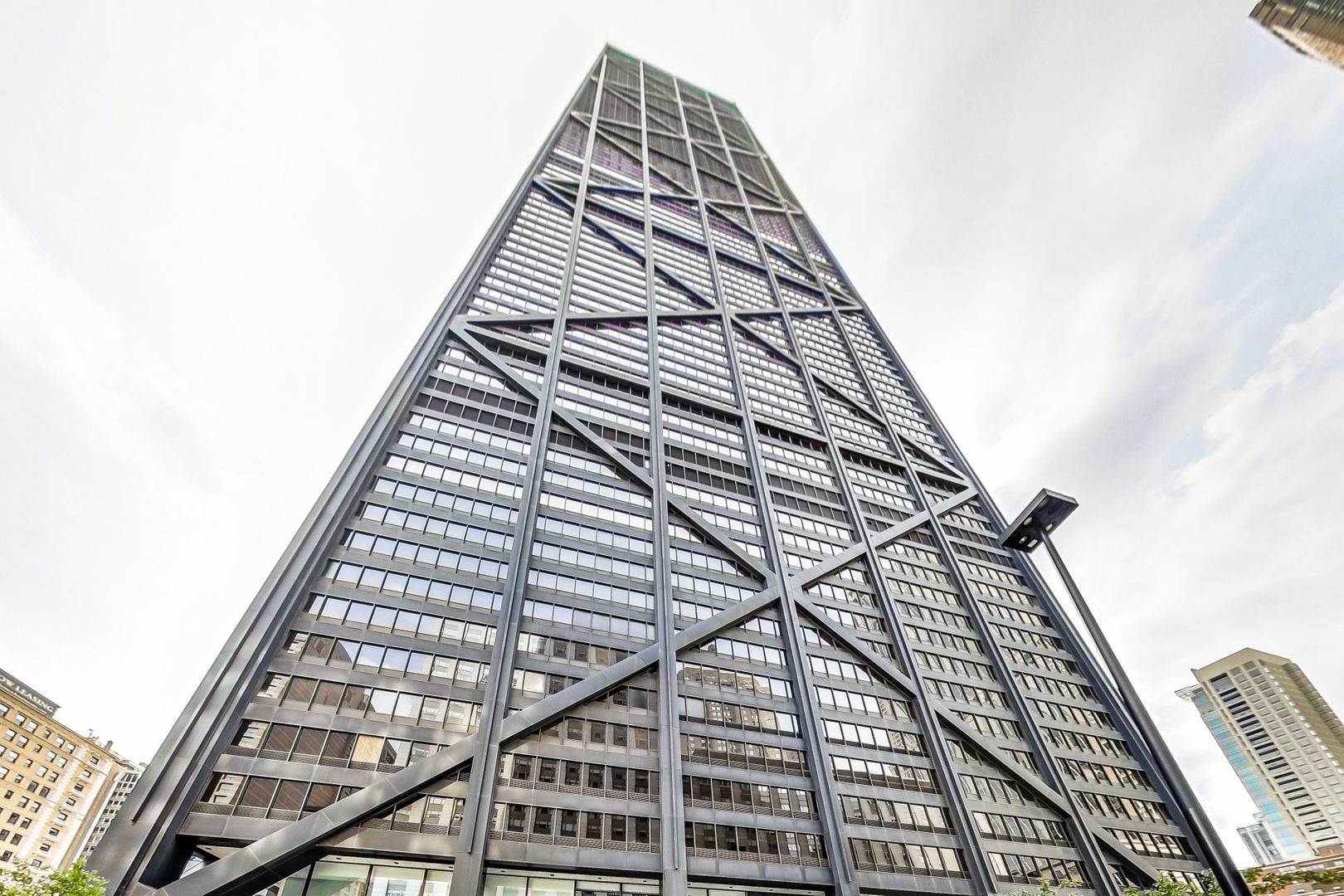 a front view of a building