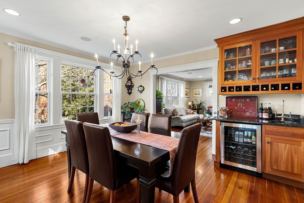 23 Wyman Road Marblehead, MA 01945 - Photo 12 of 42 a view of a dining room with furniture window and wooden floor