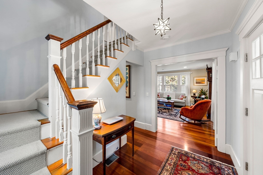 23 Wyman Road Marblehead, MA 01945 - Photo 5 of 42 a living room with furniture and a wooden floor