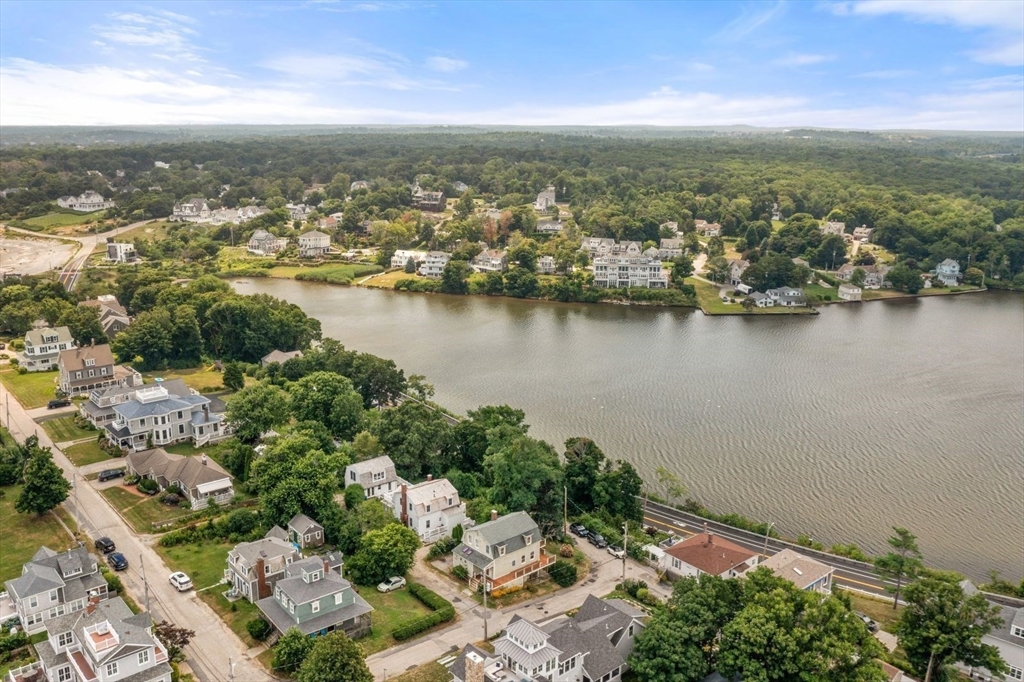 49 Summit Avenue Hull, MA 02045 - Photo 6 of 29 an aerial view of residential building and lake