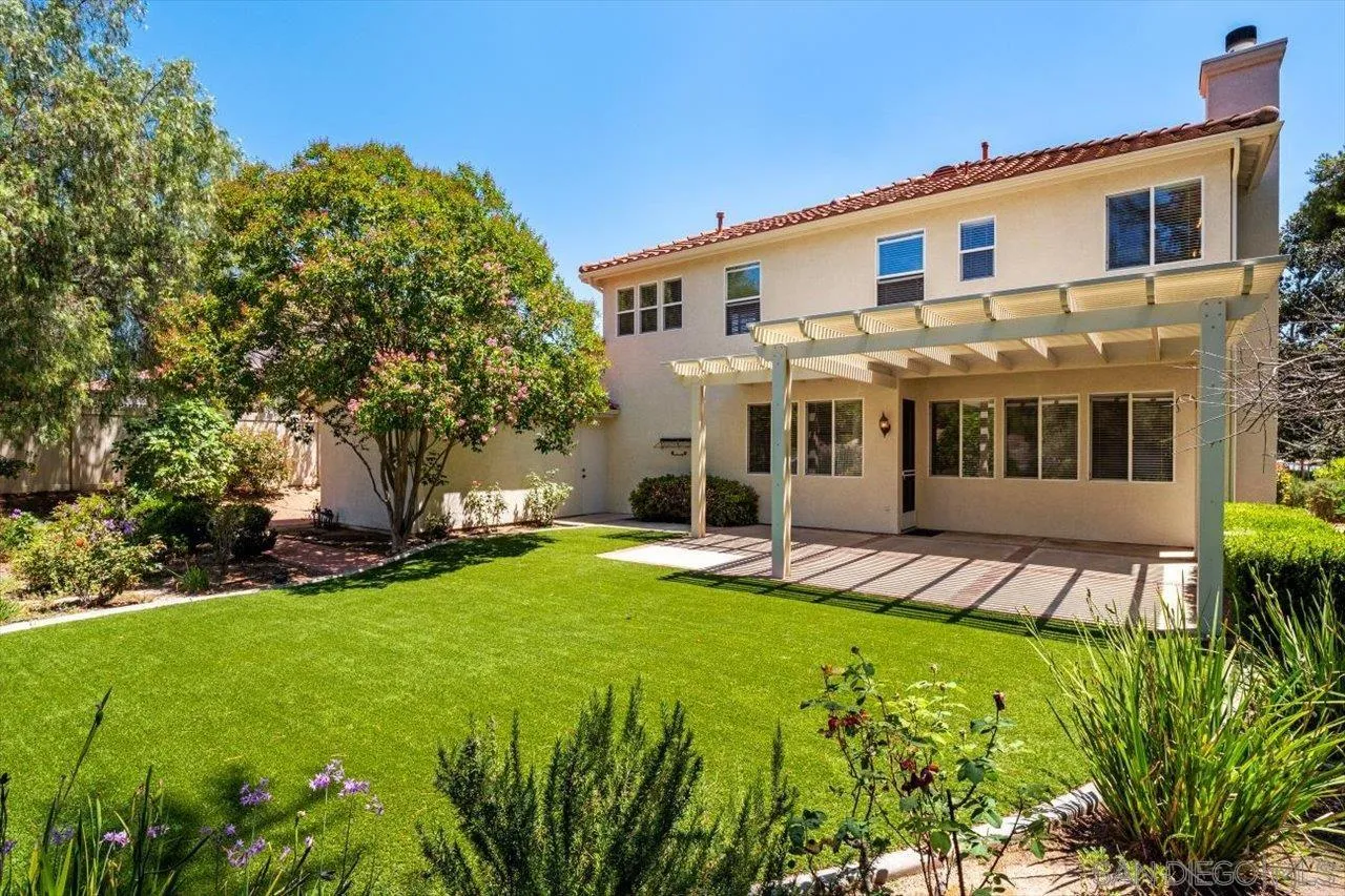 2195 Stone Castle Fallbrook, CA 92028 - Photo 18 of 37 a view of a house with a backyard