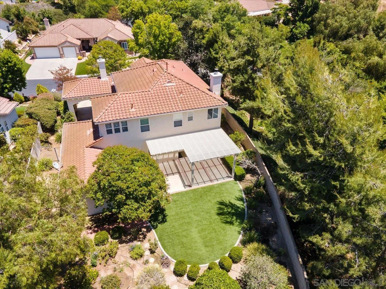 2195 Stone Castle Fallbrook, CA 92028 - Photo 33 of 37 an aerial view of a house