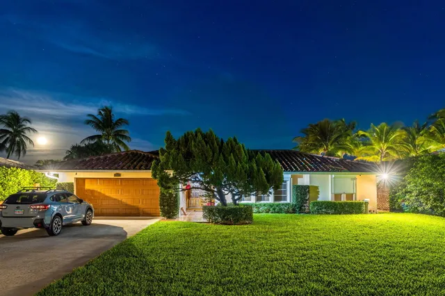 a view of a house with a patio