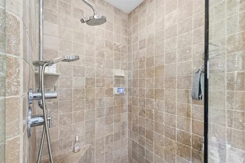 an aerial view of residential building with outdoor space