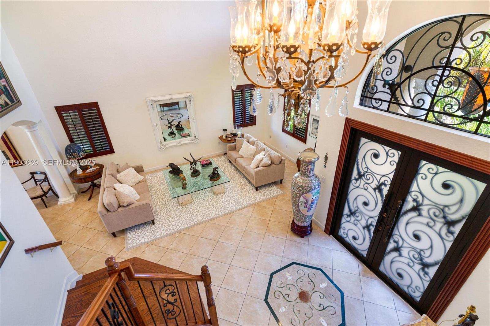 7587 Southwest 189th Street Cutler Bay, FL 33157 - Photo 25 of 66 a view of living room with furniture and wooden floor
