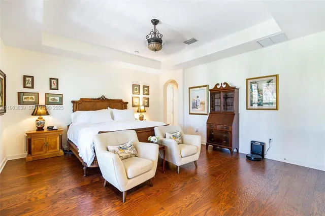 a view of a swimming pool with a sitting space