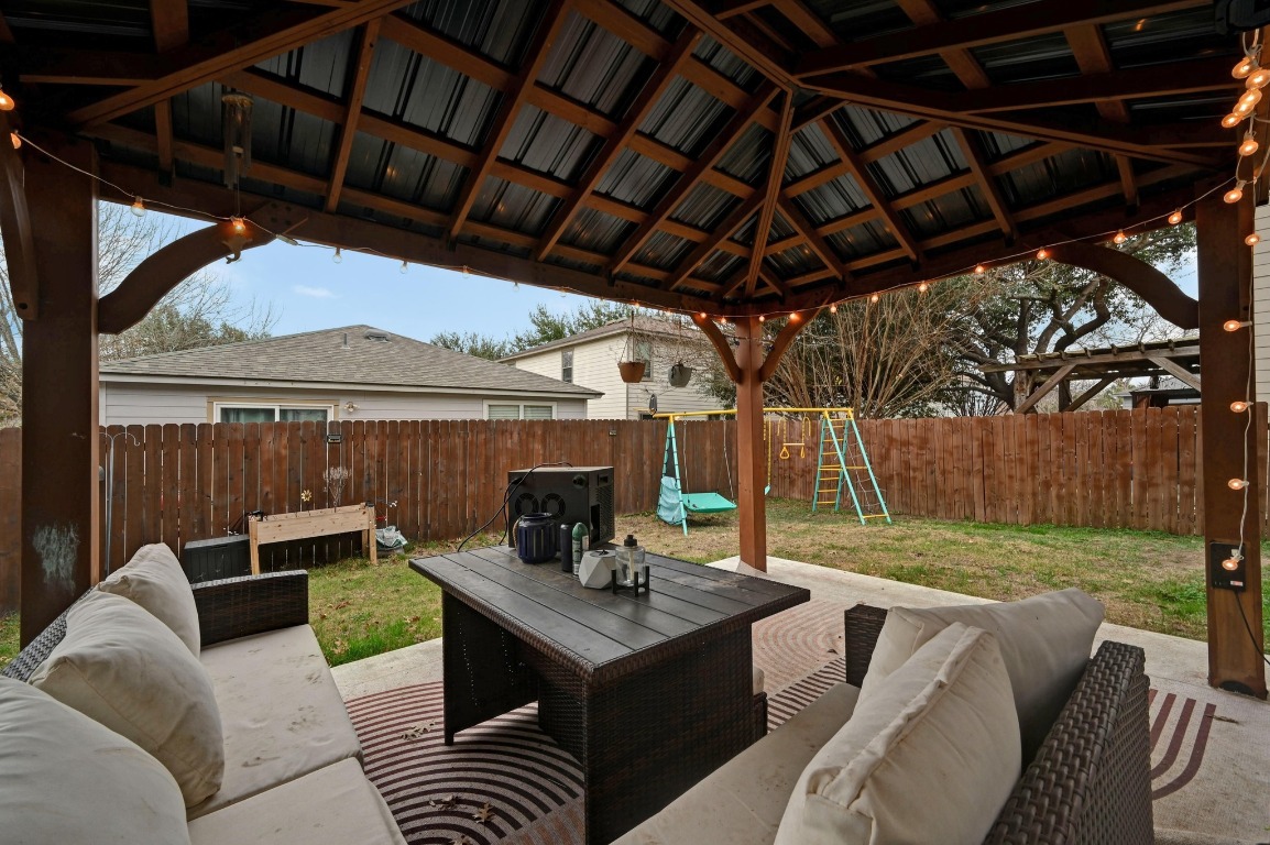 6624 Quinton Drive Austin, TX 78747 - Photo 23 of 25 a view of yard from deck with patio