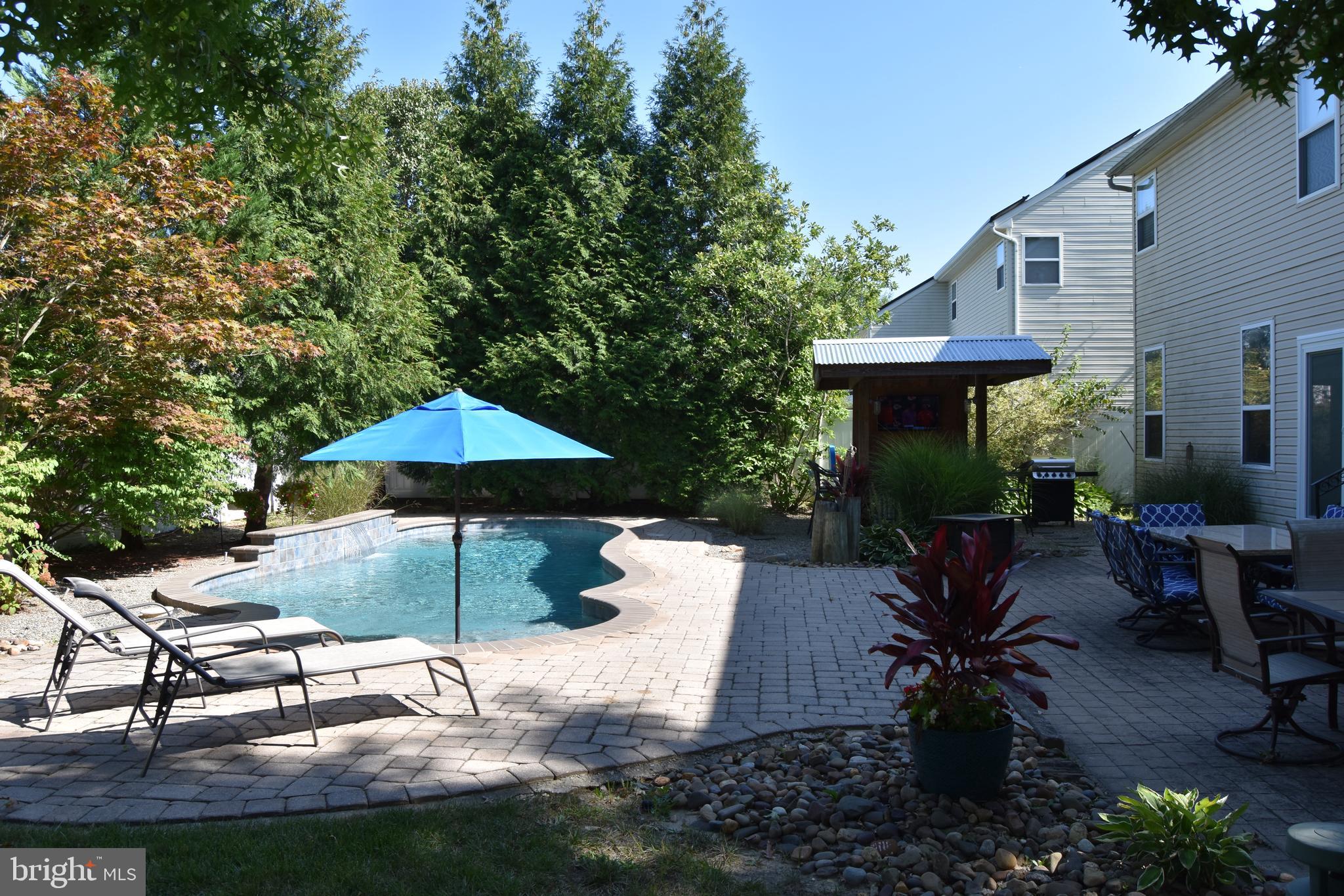 317 Pickwick Drive Williamstown, NJ 08094 - Photo 47 of 52 a view of backyard with outdoor seating and trees