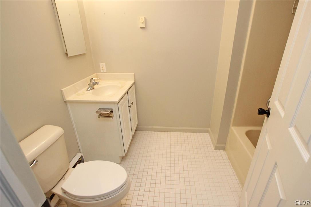 160 Spruce Drive Dingmans Ferry, PA 18328 - Photo 19 of 40 a bathroom with a sink a toilet and shower