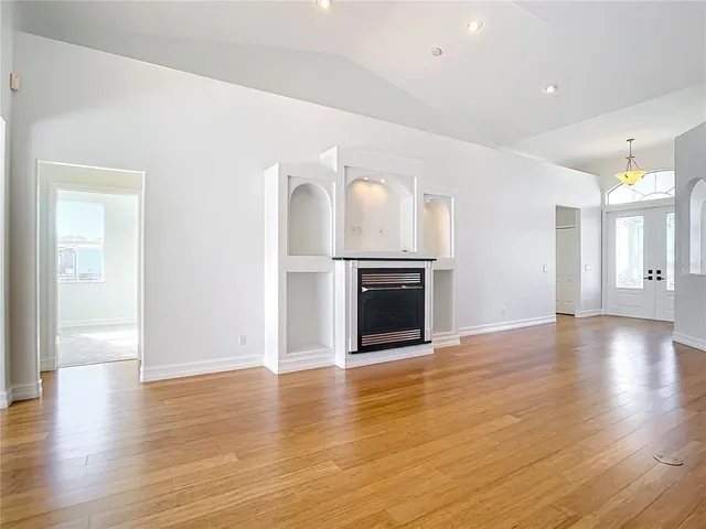 a view interior of a house and kitchen view