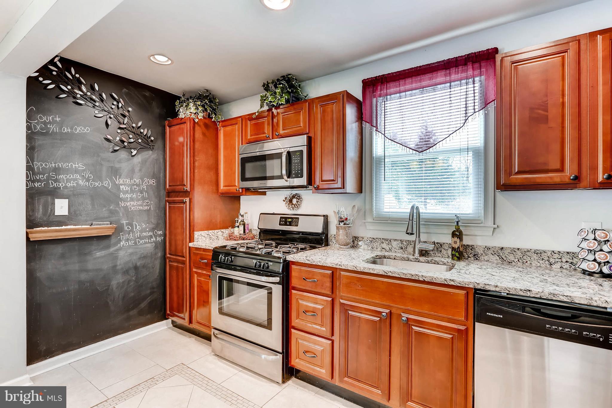 8645 Oakleigh Road Baltimore, MD 21234 - Photo 10 of 28 Chalkboard wall for schedules or favorite recipes