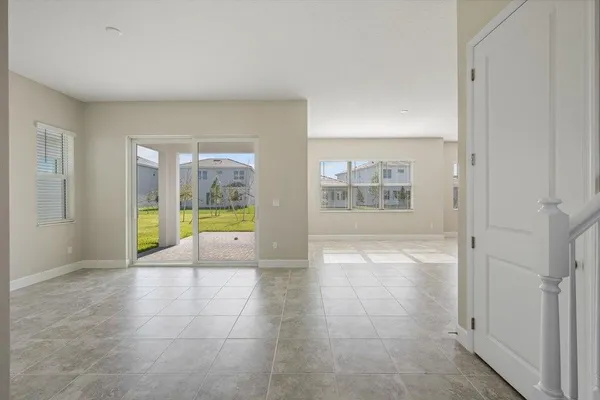 a view of an entryway of the house