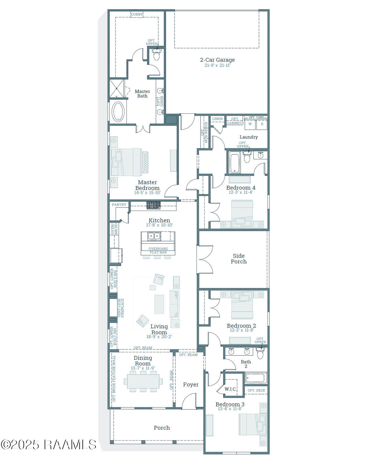 113 Appleton Lane Youngsville, LA 70592 - Photo 32 of 32 Middleton - Floorplan_6.1.23