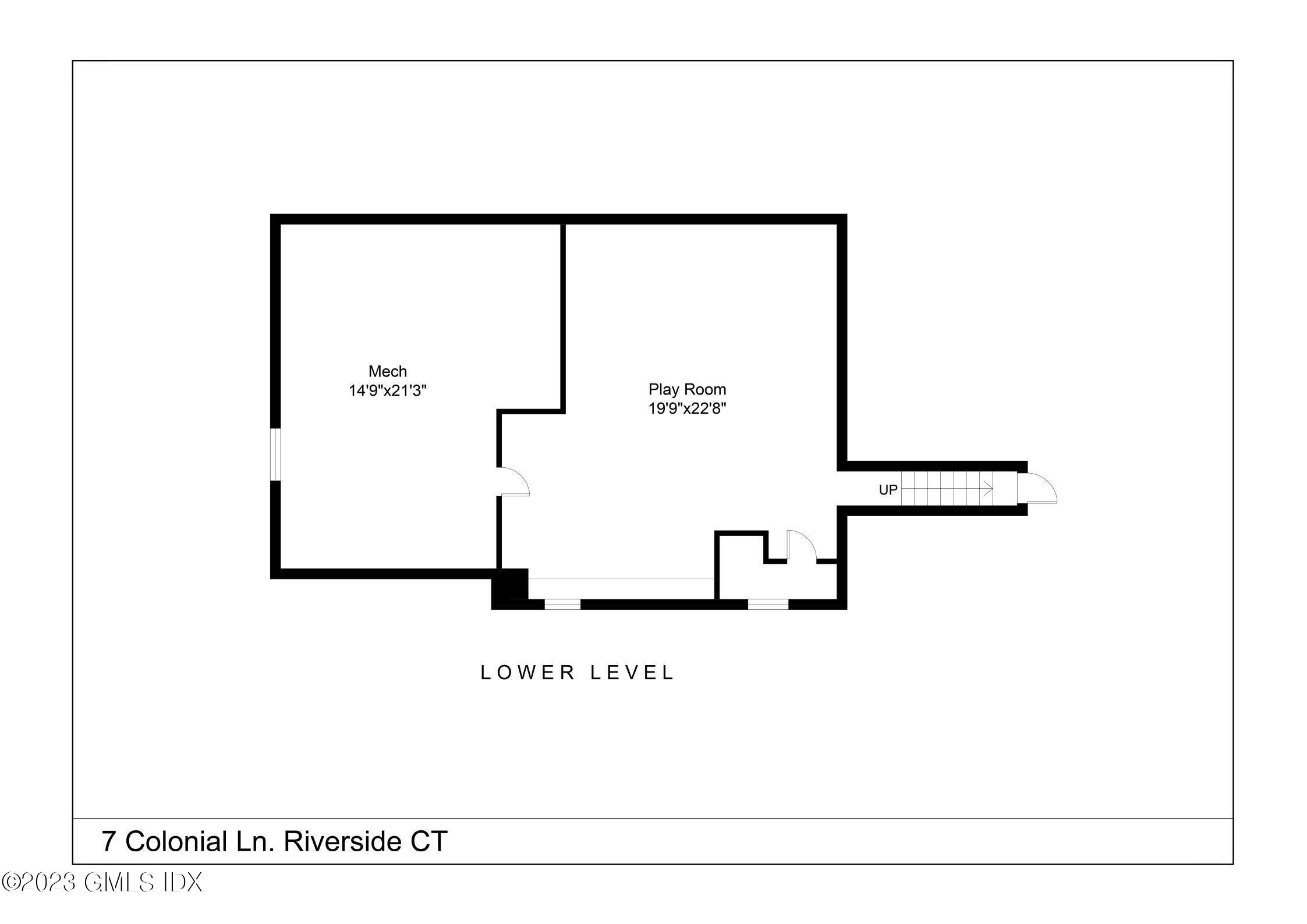7 Colonial Lane Riverside, CT 06878 - Photo 27 of 27 a picture of a floor plan