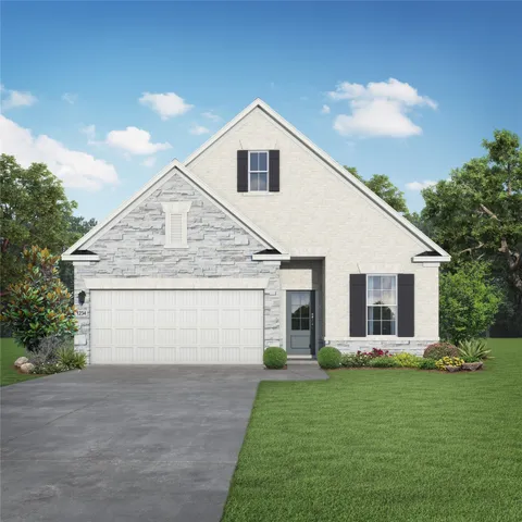 a front view of house with yard