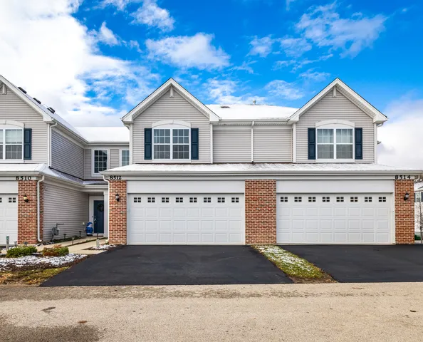 a front view of a building