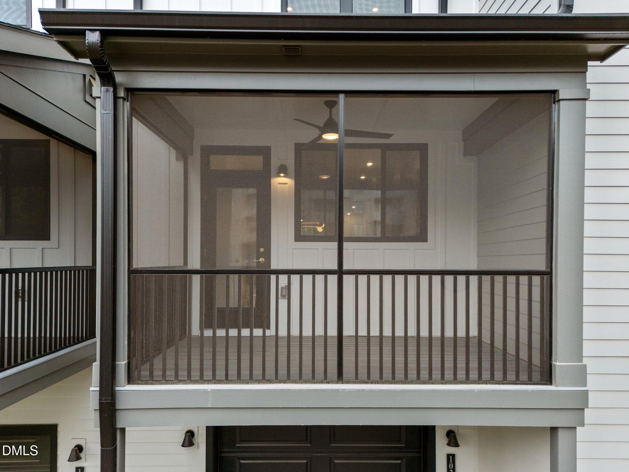 720 Noble Town Way, Unit 105 Raleigh, NC 27603 - Photo 19 of 35 a view of a balcony with furniture