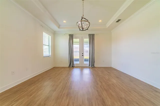 a view of an empty room