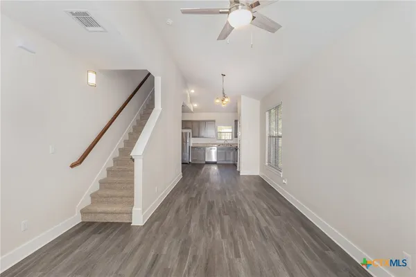 a bird view of a living room