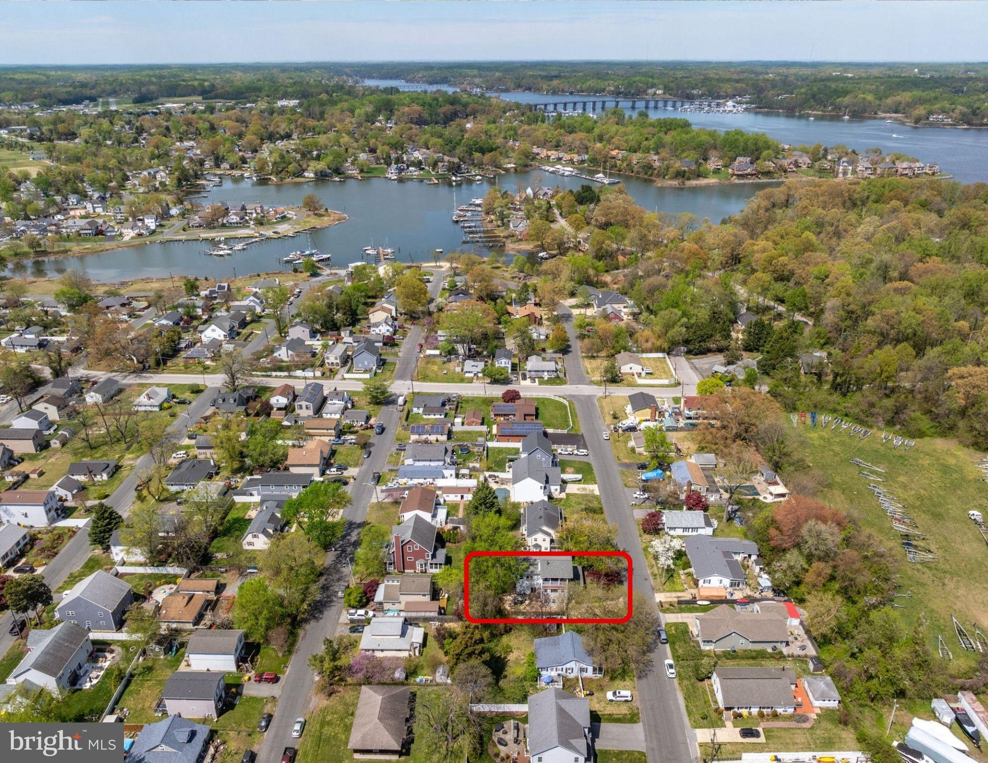 813 Shore Drive Edgewater, MD 21037 - Photo 48 of 64 813 Shore Aerial