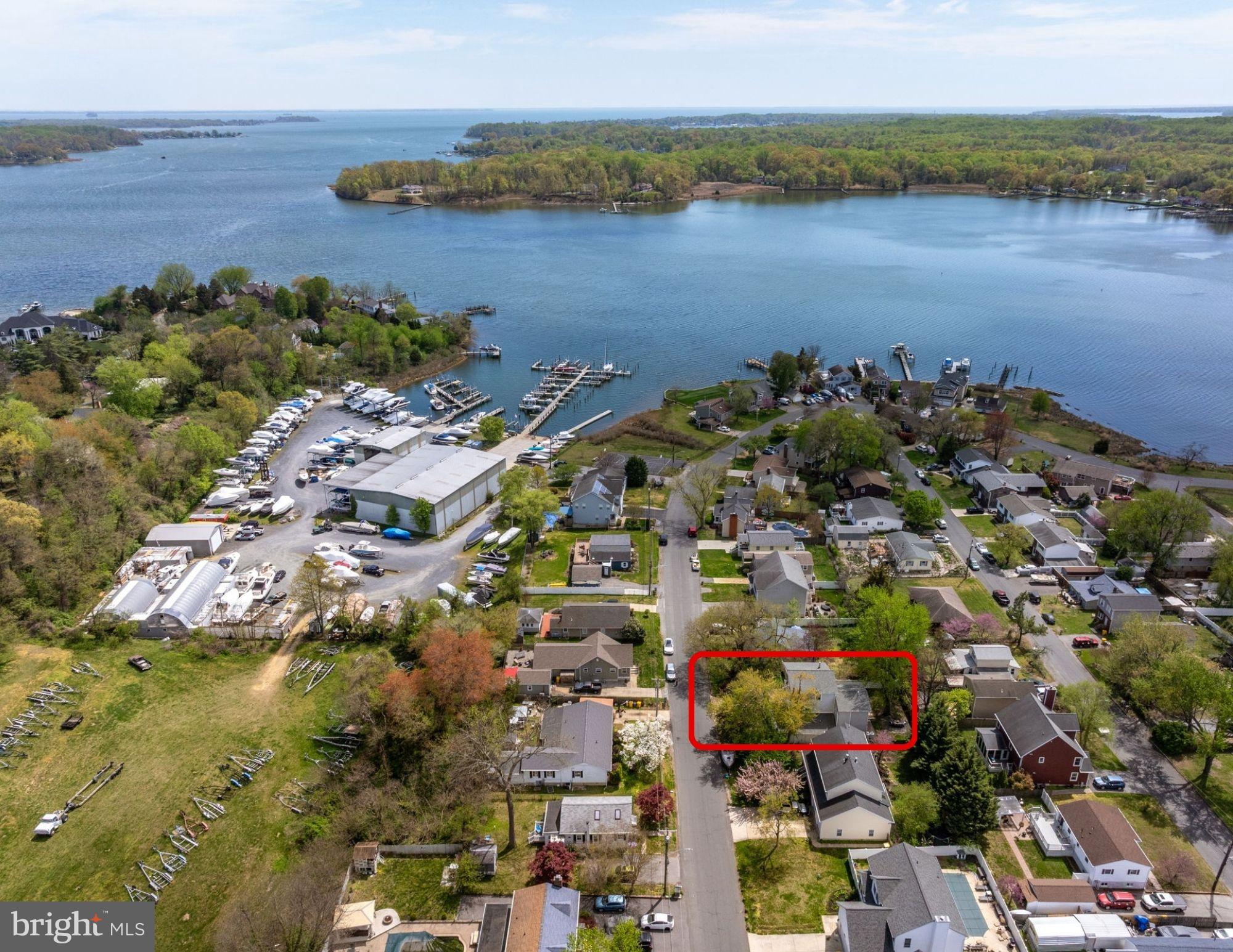 813 Shore Drive Edgewater, MD 21037 - Photo 49 of 64 813 Shore Aerial