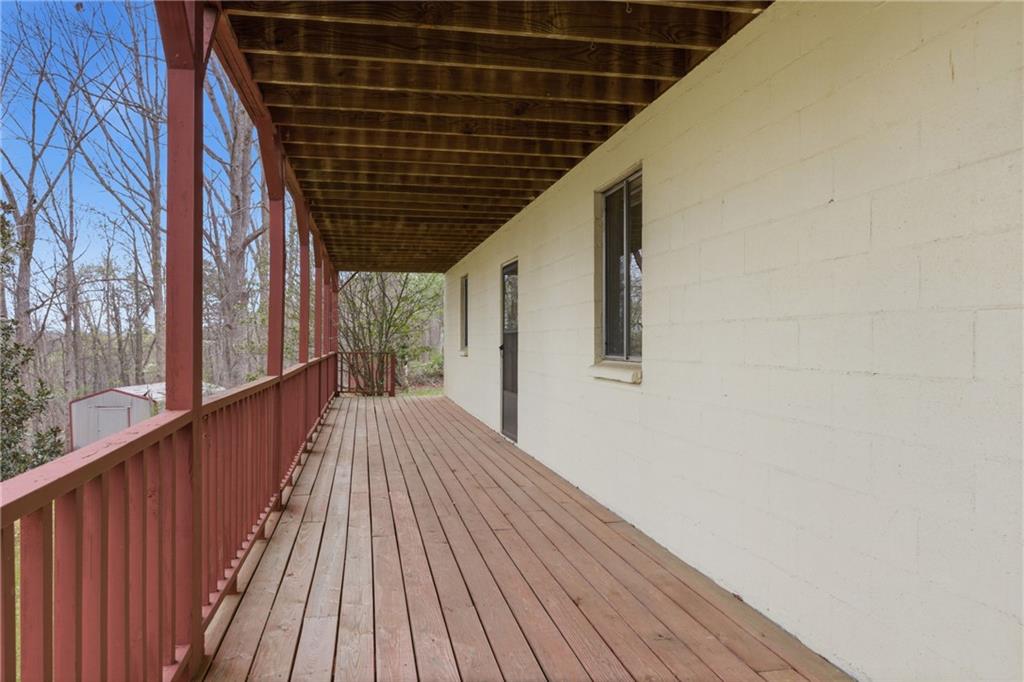 143 Copperhead Road Cornelia, GA 30531 - Photo 41 of 56 a view of balcony with wooden floor