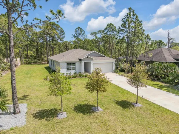 a aerial view of a house