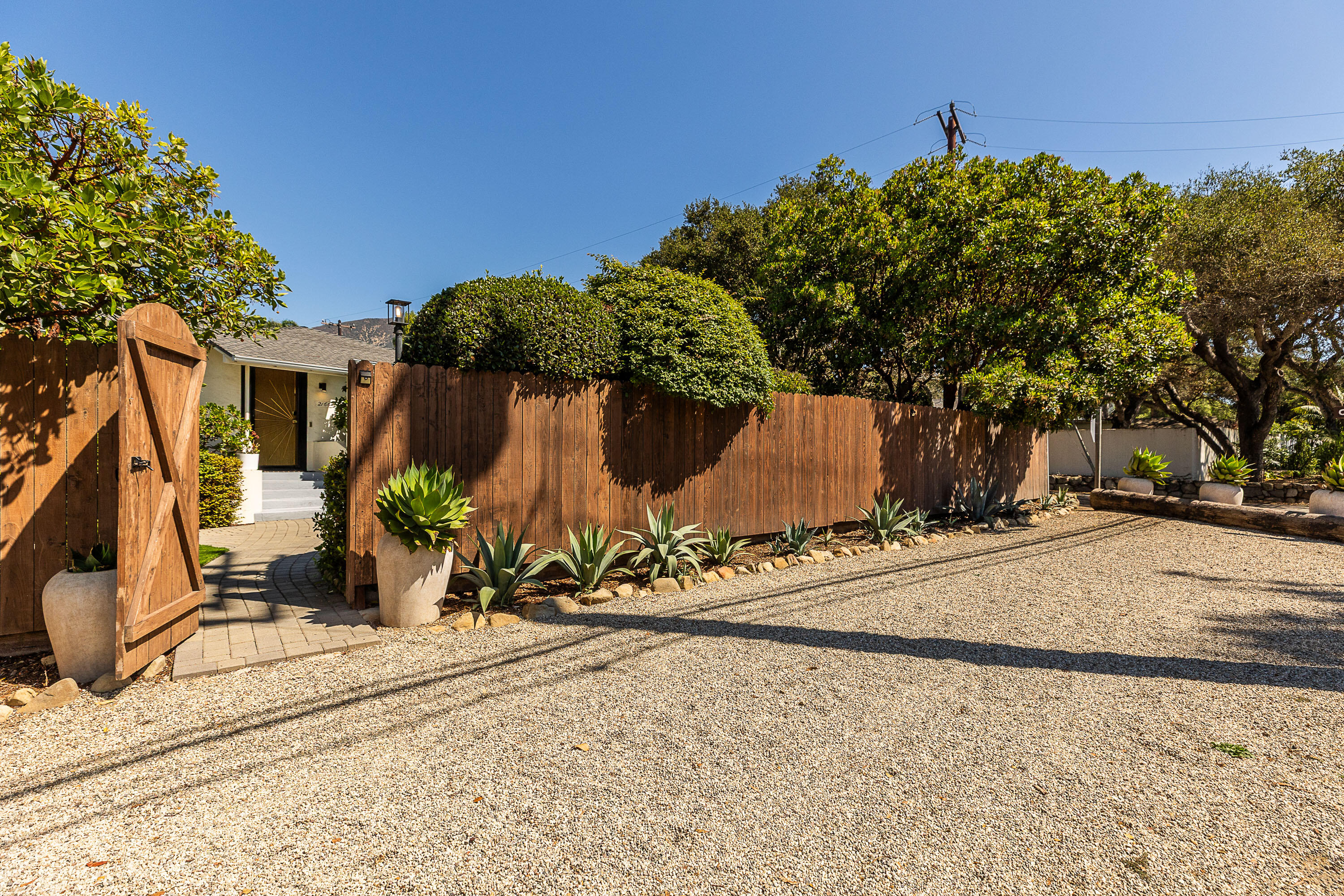 2166 East Valley Road Montecito, CA 93108 - Photo 22 of 30 a view of a house with a yard