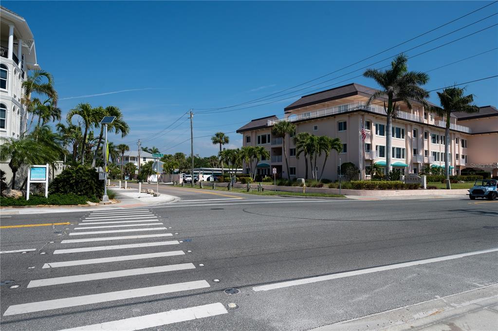 711 Beach Road, Unit 102 Sarasota, FL 34242 - Photo 15 of 21 Crosswalk to beach