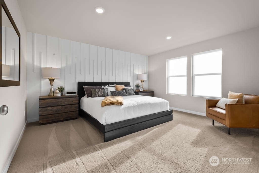 4426 228th Place South East, Unit MC2 Bothell, WA 98021 - Photo 20 of 30 a bed room with a bed and a couch