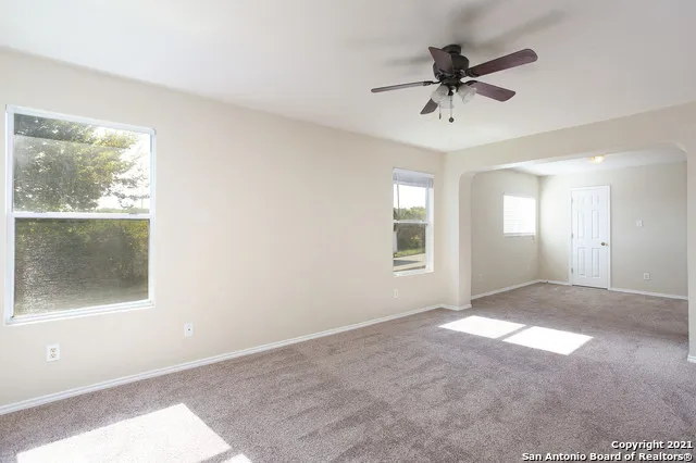 a view of a window in a room