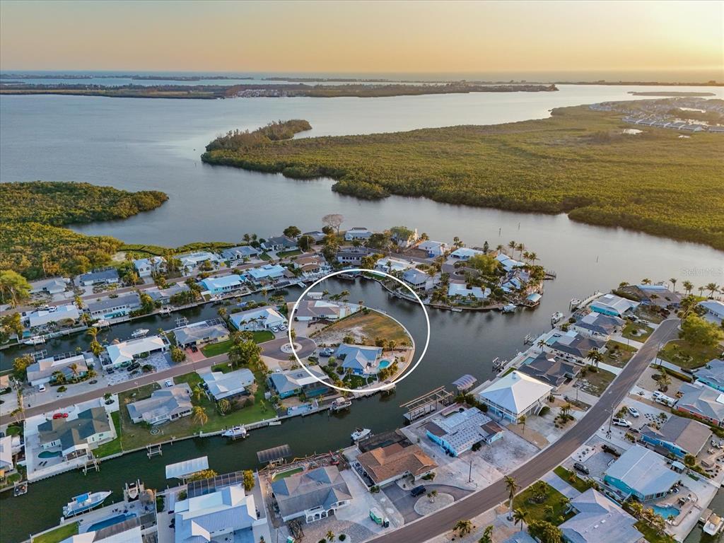 10412 Kingfisher Road West Bradenton, FL 34209 - Photo 3 of 7 an aerial view of a house with a ocean view