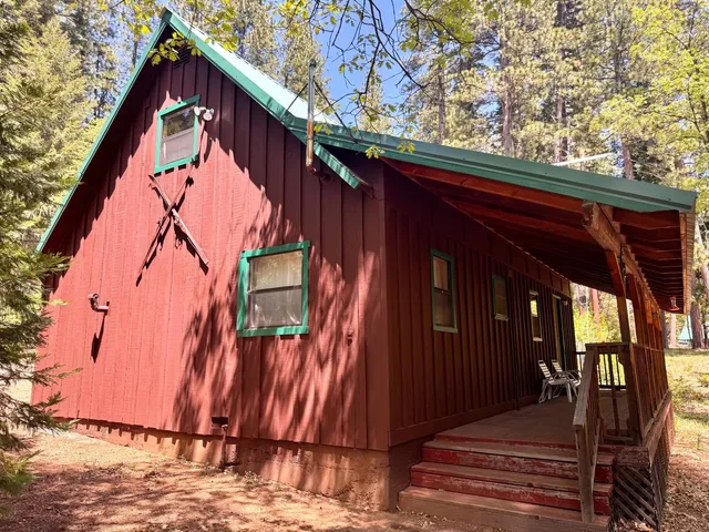 a view of a house with a door