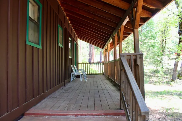 a view of deck with wooden floor and outdoor space