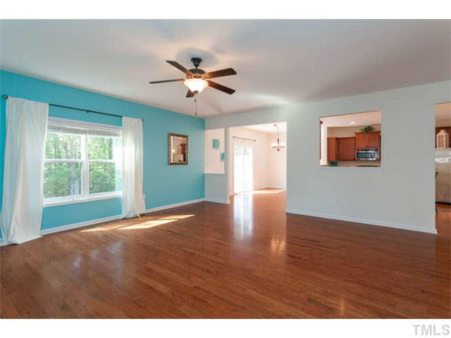 Family room is open to the kitchen and breakfast area.