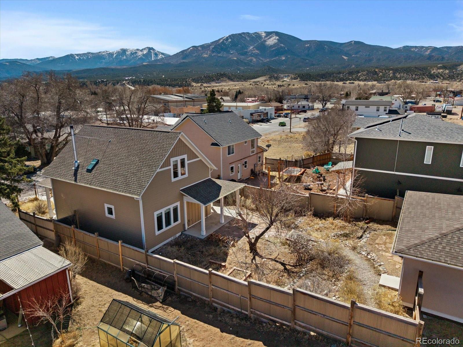 1208 E Street Salida, CO 81201 - Photo 35 of 50 an aerial view of a house with a lake view