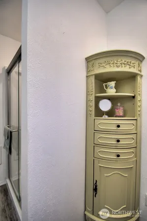 a close view of dresser